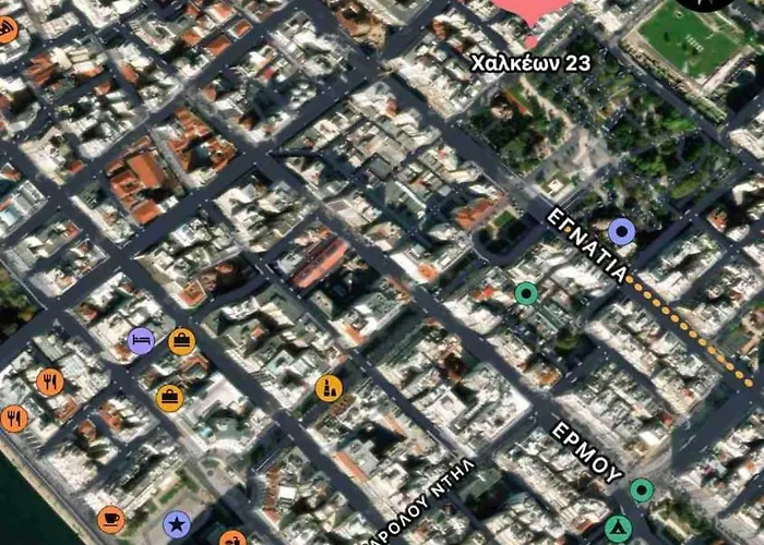 Downtown 37sm, Sunny & Refurbished דירה סלוניקי